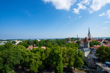 Obraz premium Panoramic view of Tallinn, Estonia