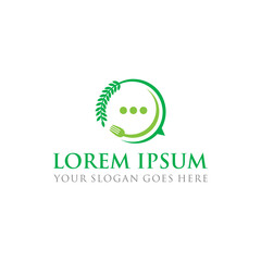 nature food logo , restaurant logo