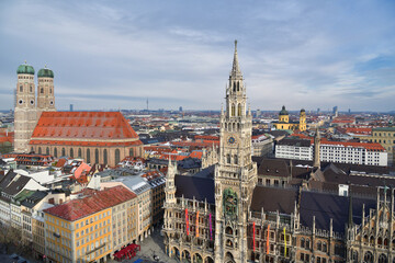 Obraz premium Blick über München