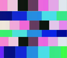 Multicolored Seamless Squares Abstract Background Pattern