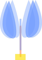 Flower Logo abstract Beauty Spa salon Cosmetics brand Linear style. Looped Leaves Logotype design vector Luxury Fashion template.