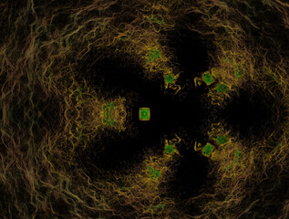 Imaginatory fractal abstract background Image