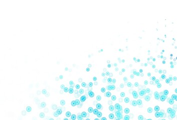 Light Blue, Yellow vector backdrop with dots.