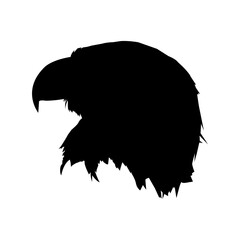 Eagle Head Silhouette Vector