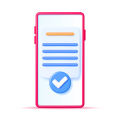 3D Approved Documents Papers in Smartphone