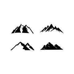 Mountain icon Logo Business Template Vector