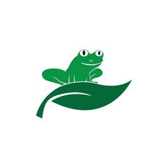 Frog Logo Template vector