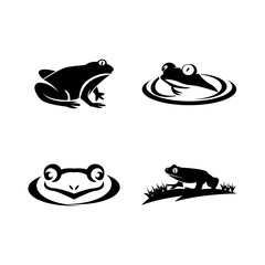 Frog Logo Template vector