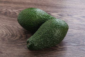 Fresh ripe green organic exotic avocado