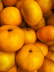 Fresh ripe fruit tangerines