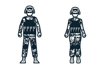 Soldier, Army, Uniform and People icons