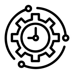 Efficiency line icon