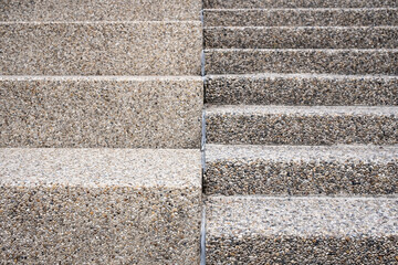 stone staircase with steps of different sizes