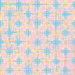 Original checkered background. Grid background with different cells. Abstract striped and checkered pattern. Illustration for scrapbooking.