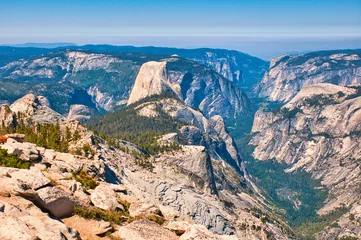Papier Peint photo autocollant Half Dome Half Dome and Yosemite Valley, USA