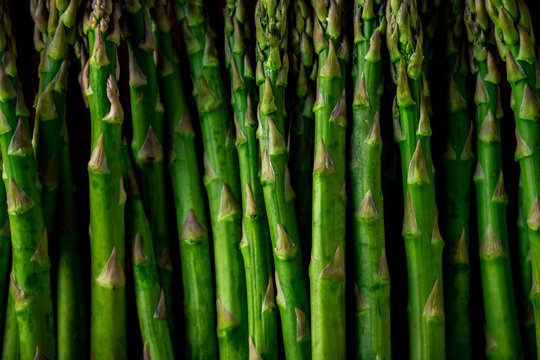 Fresh green asparagus.
Delicious green asparagus image.
