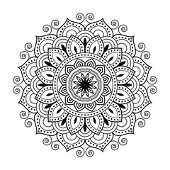 Ornamental luxury mandala design