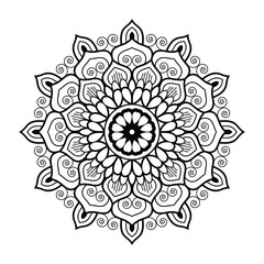 Ornamental luxury mandala design