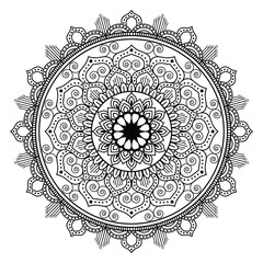 Ornamental luxury mandala design