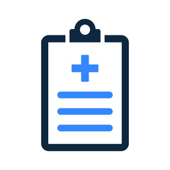 Fototapeta premium Medical Report Icon. Simple editable vector illustration.