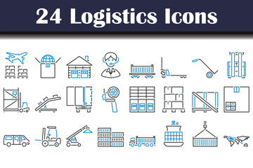 Logistics Icon Set