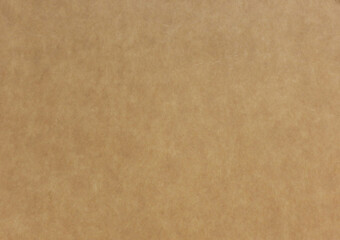 Fototapeta na wymiar Vintage brown paper texture, horizontal top view. Craft paper background close up.