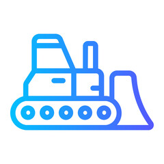 Obraz premium Flat Gradien gradient icon