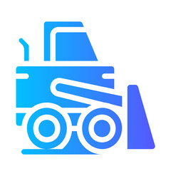 Fototapeta premium Flat Gradien gradient icon