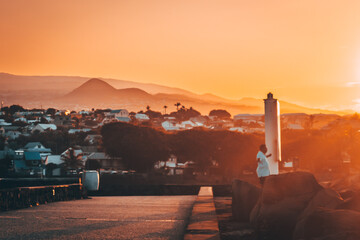 Lever de soleil à la Réunion