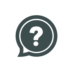 question mark on white backgroud	