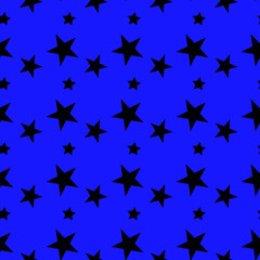 Stars pattern Geometric vector drawing with Black and Violet
Seamless purple pattern. Color abstract vector texture with scattered stars. Geometric shapes are different sizes. Illustration. Background