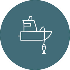 Fishing Boat Icon