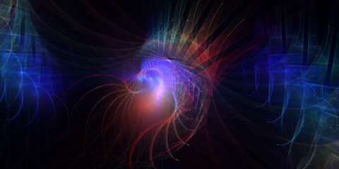 Fraktal Hintergrund Design Vorlagen für Druck und Websites