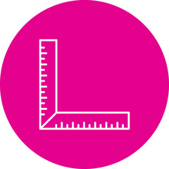 square Ruler Icon