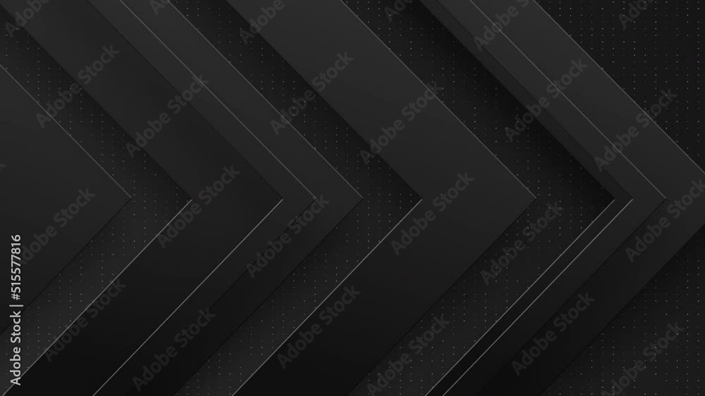 Poster abstract tech geometric black shapes seamless loop motion graphics elegant business presentation bac
