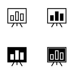 Analysis icon vector set. profit illustration sign collection. analytics symbol. schedule logo.