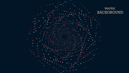 abstract dark vector long banner. minimal fractal geometric web banner