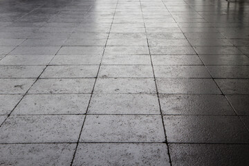 Gray stone floor background or texture