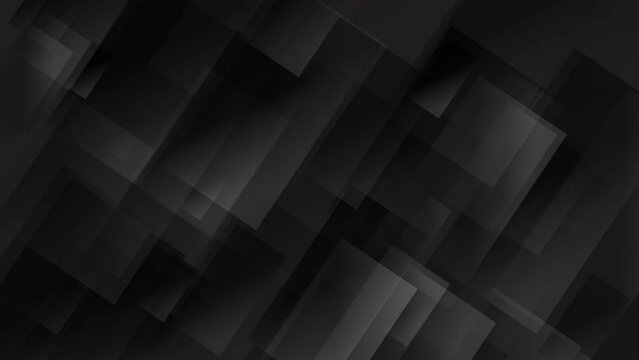 4K Digital Square Moving Abstract Clean Corporate Background Seamless Loop - Gray, Black