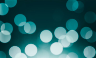 Blue defocused lights on dark background