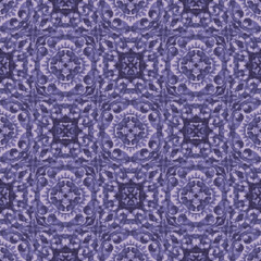 Portuguese azulejo tiles. Blue Monochrome gorgeous seamless patterns. For wallpaper, textile print, surface texture, pillows, towels, linens