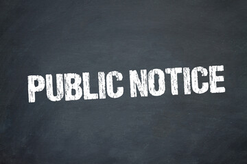 Public Notice