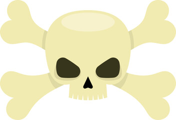 Pirate clipart design illustration