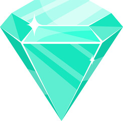 Diamond clipart design illustration