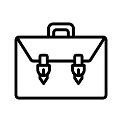 Black line icon for Briefcase