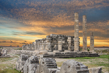 Ruins of the ancient city of Letoon, Turkey