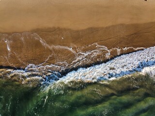 beach in the morning