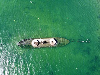 sunken ship HMAS cerebus © Elizabeth
