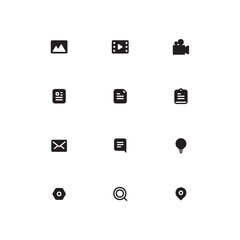 set of icons for web design