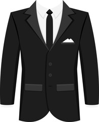 Tuxedo clipart design illustration